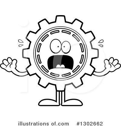 Royalty-Free (RF) Gear Clipart Illustration by Cory Thoman - Stock Sample #1302662