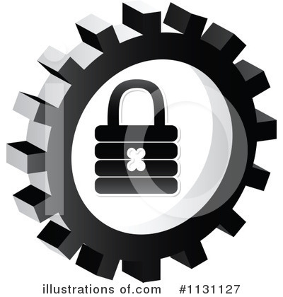 Royalty-Free (RF) Gear Icon Clipart Illustration by Andrei Marincas - Stock Sample #1131127