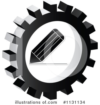 Royalty-Free (RF) Gear Icon Clipart Illustration by Andrei Marincas - Stock Sample #1131134