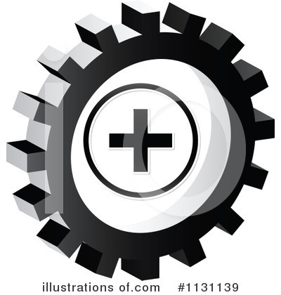 Royalty-Free (RF) Gear Icon Clipart Illustration by Andrei Marincas - Stock Sample #1131139