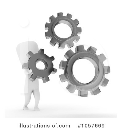 Royalty-Free (RF) Gears Clipart Illustration by BNP Design Studio - Stock Sample #1057669