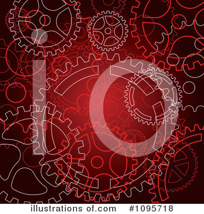 Royalty-Free (RF) Gears Clipart Illustration by Vector Tradition SM - Stock Sample #1095718