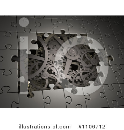 Royalty-Free (RF) Gears Clipart Illustration by Mopic - Stock Sample #1106712