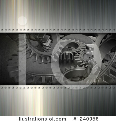 Royalty-Free (RF) Gears Clipart Illustration by KJ Pargeter - Stock Sample #1240956