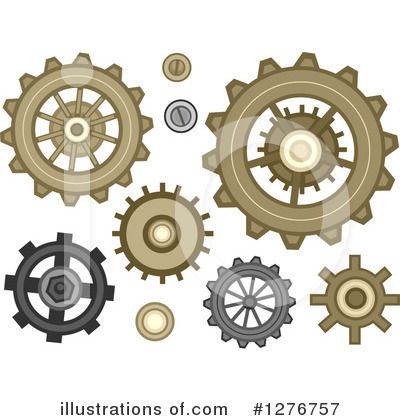 Royalty-Free (RF) Gears Clipart Illustration by BNP Design Studio - Stock Sample #1276757