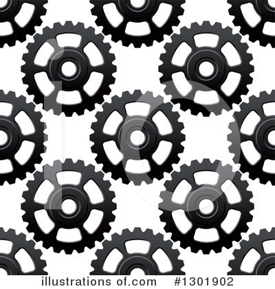 Royalty-Free (RF) Gears Clipart Illustration by Vector Tradition SM - Stock Sample #1301902