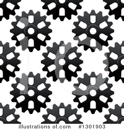 Royalty-Free (RF) Gears Clipart Illustration by Vector Tradition SM - Stock Sample #1301903