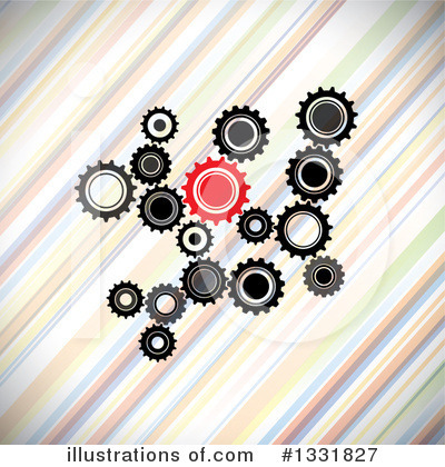 Royalty-Free (RF) Gears Clipart Illustration by ColorMagic - Stock Sample #1331827