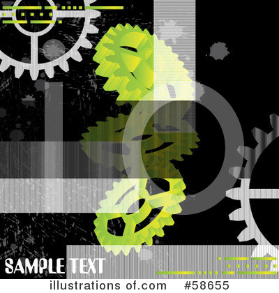 Royalty-Free (RF) Gears Clipart Illustration by MilsiArt - Stock Sample #58655
