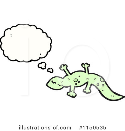 Royalty-Free (RF) Gecko Clipart Illustration by lineartestpilot - Stock Sample #1150535