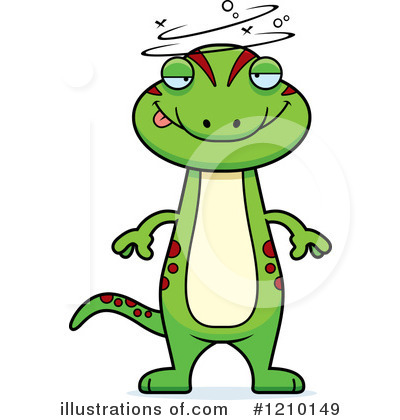 Royalty-Free (RF) Gecko Clipart Illustration by Cory Thoman - Stock Sample #1210149