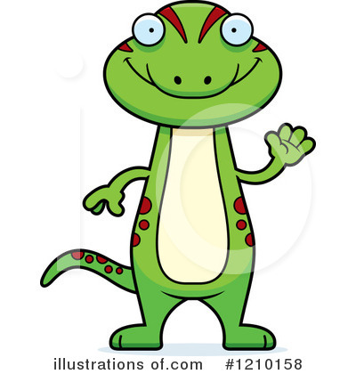 Royalty-Free (RF) Gecko Clipart Illustration by Cory Thoman - Stock Sample #1210158