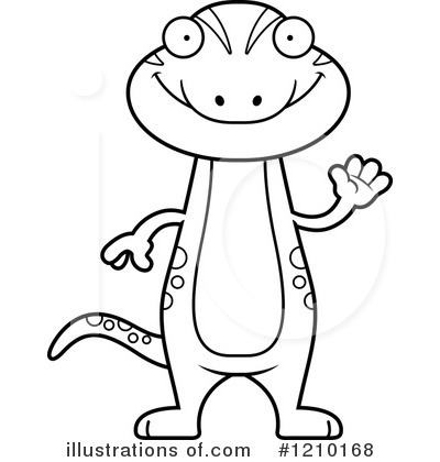 Royalty-Free (RF) Gecko Clipart Illustration by Cory Thoman - Stock Sample #1210168