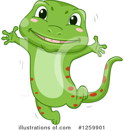 Royalty-Free (RF) Gecko Clipart Illustration by BNP Design Studio - Stock Sample #1259901