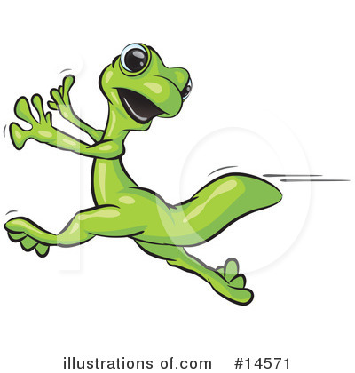 Royalty-Free (RF) Gecko Clipart Illustration by Leo Blanchette - Stock Sample #14571
