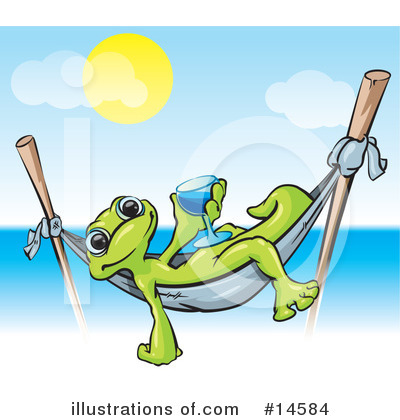 Royalty-Free (RF) Gecko Clipart Illustration by Leo Blanchette - Stock Sample #14584