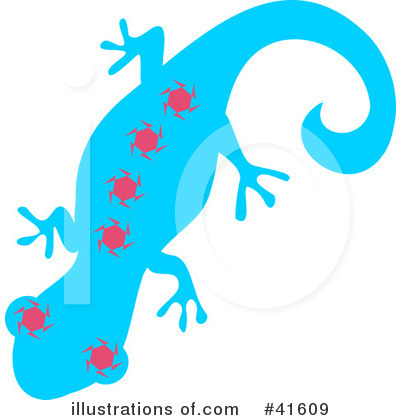 Royalty-Free (RF) Gecko Clipart Illustration by Prawny - Stock Sample #41609