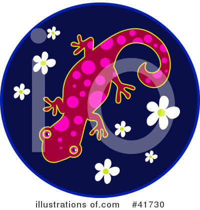 Royalty-Free (RF) Gecko Clipart Illustration by Prawny - Stock Sample #41730