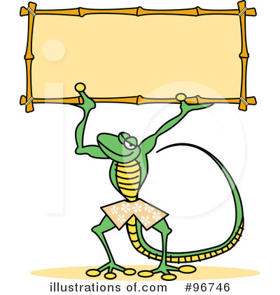 Royalty-Free (RF) Gecko Clipart Illustration by Andy Nortnik - Stock Sample #96746