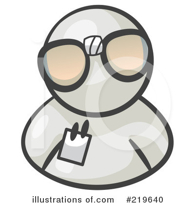 Royalty-Free (RF) Geek Clipart Illustration by Leo Blanchette - Stock Sample #219640