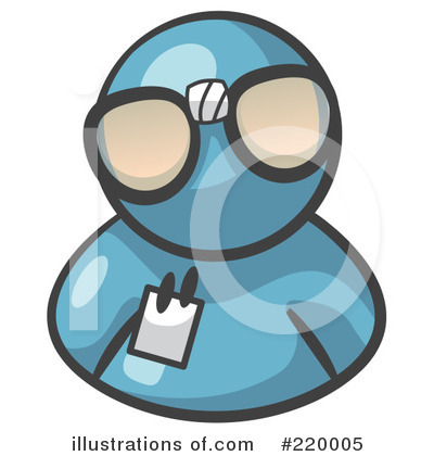 Royalty-Free (RF) Geek Clipart Illustration by Leo Blanchette - Stock Sample #220005
