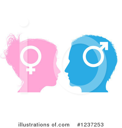 Royalty-Free (RF) Gender Clipart Illustration by AtStockIllustration - Stock Sample #1237253