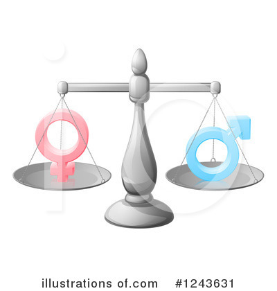 Royalty-Free (RF) Gender Clipart Illustration by AtStockIllustration - Stock Sample #1243631