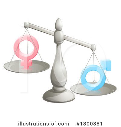 Royalty-Free (RF) Gender Clipart Illustration by AtStockIllustration - Stock Sample #1300881