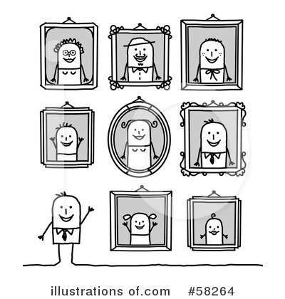 Portraits Clipart #58264 by NL shop