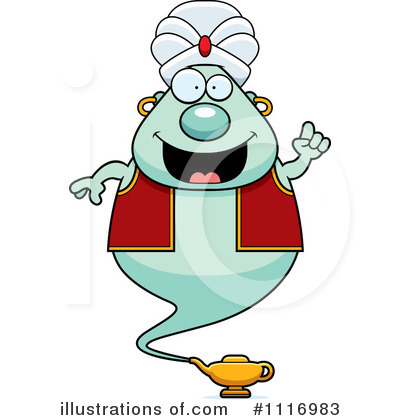 Genie Clipart #1116983 by Cory Thoman