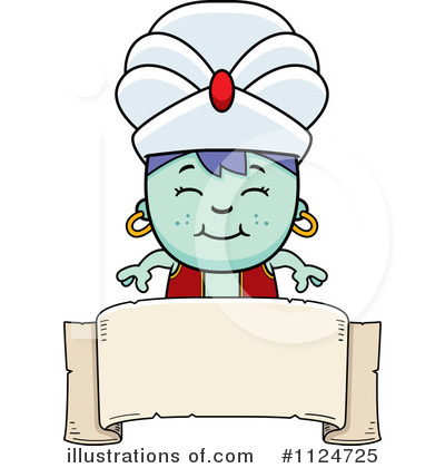 Royalty-Free (RF) Genie Clipart Illustration by Cory Thoman - Stock Sample #1124725