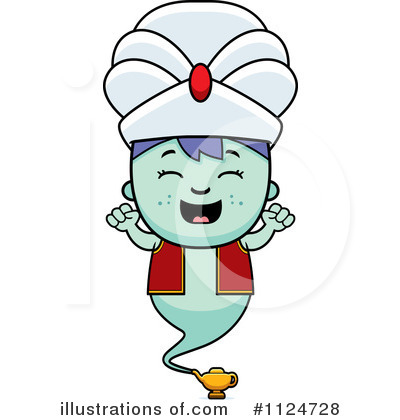 Royalty-Free (RF) Genie Clipart Illustration by Cory Thoman - Stock Sample #1124728