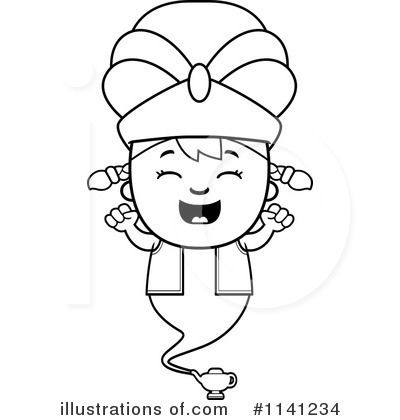 Royalty-Free (RF) Genie Clipart Illustration by Cory Thoman - Stock Sample #1141234