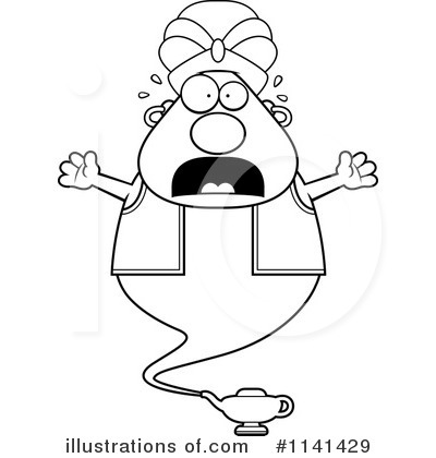 Royalty-Free (RF) Genie Clipart Illustration by Cory Thoman - Stock Sample #1141429