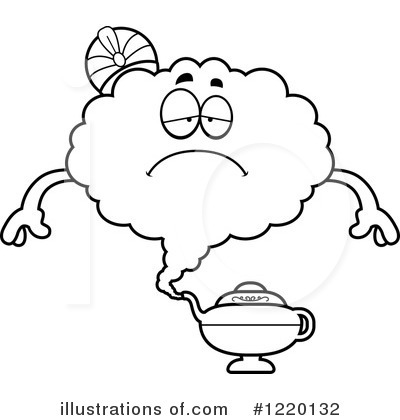 Royalty-Free (RF) Genie Clipart Illustration by Cory Thoman - Stock Sample #1220132