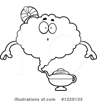 Royalty-Free (RF) Genie Clipart Illustration by Cory Thoman - Stock Sample #1220133