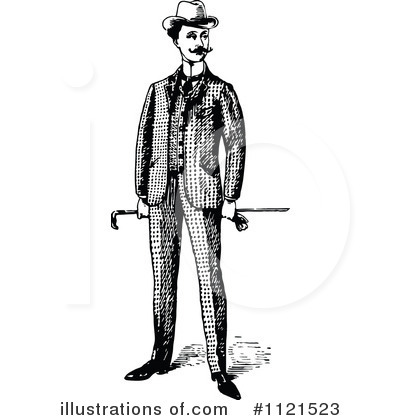 Gentleman Illustration by Prawny Vintage