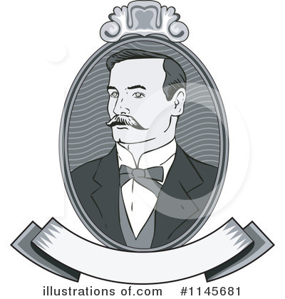 Royalty-Free (RF) Gentleman Clipart Illustration by patrimonio - Stock Sample #1145681