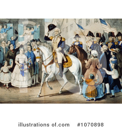 Royalty-Free (RF) George Washington Clipart Illustration by JVPD - Stock Sample #1070898