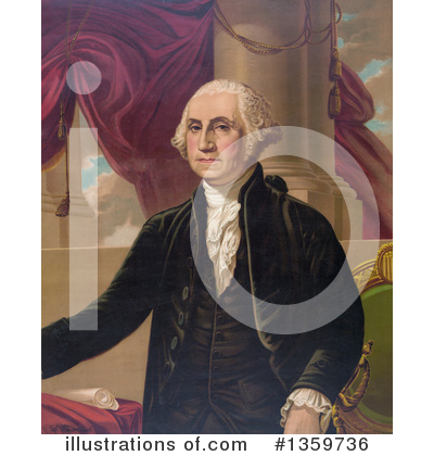 Royalty-Free (RF) George Washington Clipart Illustration by JVPD - Stock Sample #1359736