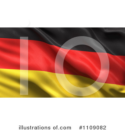 Royalty-Free (RF) German Flag Clipart Illustration by stockillustrations - Stock Sample #1109082