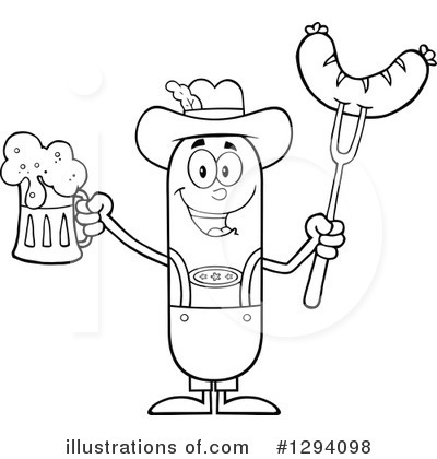 Oktoberfest Clipart #1294098 by Hit Toon