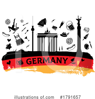 Royalty-Free (RF) Germany Clipart Illustration by Domenico Condello - Stock Sample #1791657