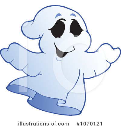 Royalty-Free (RF) Ghost Clipart Illustration by visekart - Stock Sample #1070121