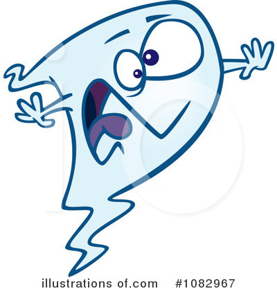Royalty-Free (RF) Ghost Clipart Illustration by toonaday - Stock Sample #1082967