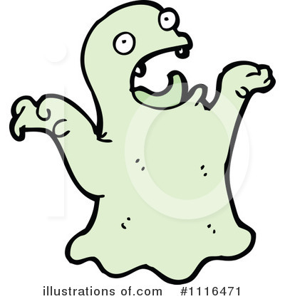 Royalty-Free (RF) Ghost Clipart Illustration by lineartestpilot - Stock Sample #1116471