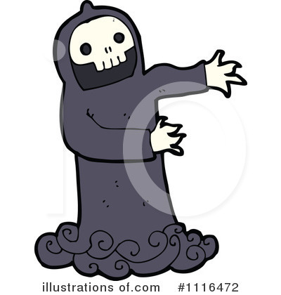 Royalty-Free (RF) Ghost Clipart Illustration by lineartestpilot - Stock Sample #1116472