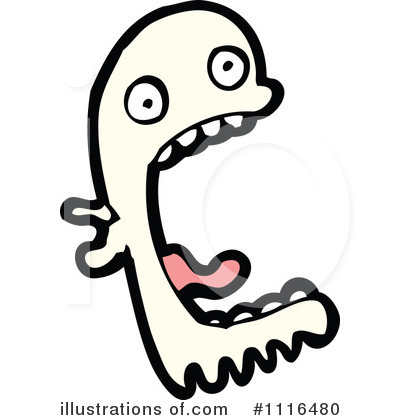 Royalty-Free (RF) Ghost Clipart Illustration by lineartestpilot - Stock Sample #1116480