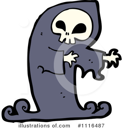 Royalty-Free (RF) Ghost Clipart Illustration by lineartestpilot - Stock Sample #1116487