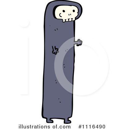 Royalty-Free (RF) Ghost Clipart Illustration by lineartestpilot - Stock Sample #1116490